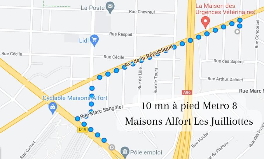Escale-Marne Fr - 201 - Free Parking - Free Luggage Storage - All Equipped - Linen Included - Washing Machine - Luxury Emma Mattress 160X200 - 10Mn Walk Metro 8 - Rer A - Panoramic View - From 1 To 6 Guests Maisons-Alfort Exterior foto